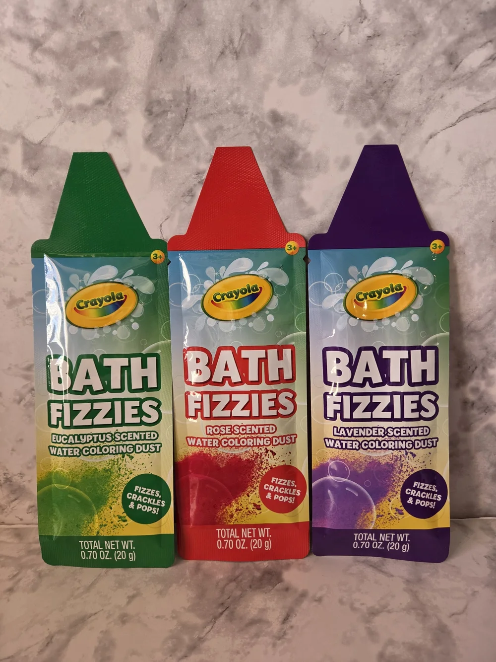 Crayola Kids Bath Finger Paint & Bath Wash & Fizzies Set - Multi Color 13 Pieces